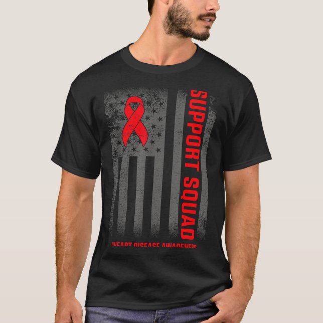 Heart Disease Awareness Month Open Heart Diseases  T-Shirt (Vorderseite)