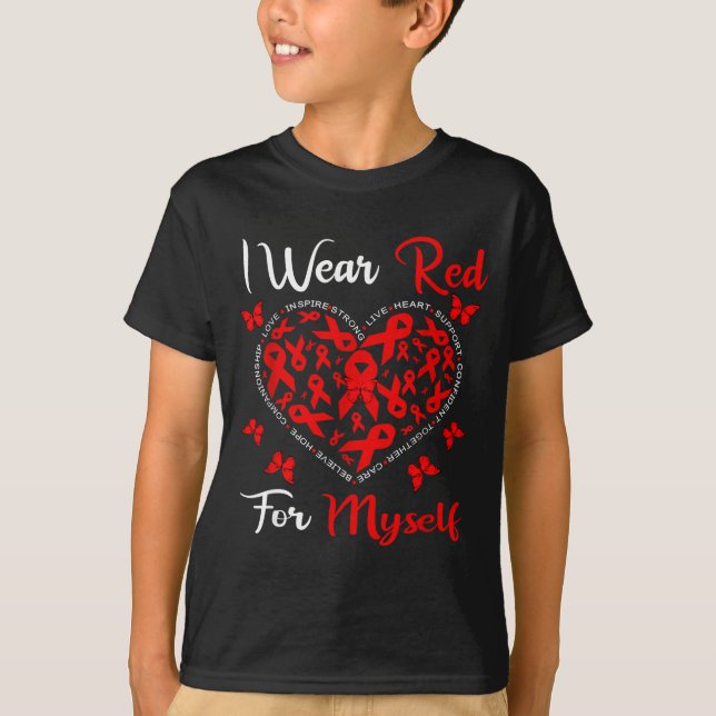 Heart Disease Awareness Month Open Heart Diseases  T-Shirt (Vorderseite)