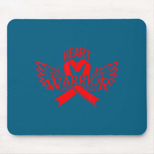 Heart Disease Awareness  Mousepad (Vorne)