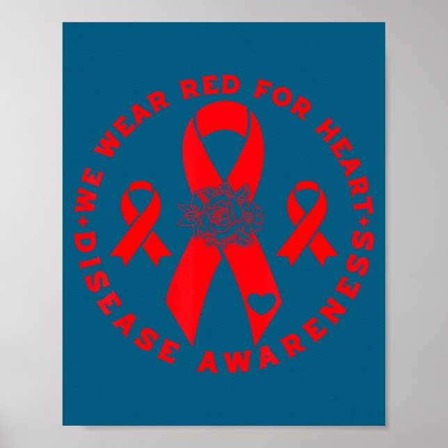 Heart Disease Awareness  Poster (Vorne)