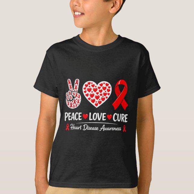 Heart Disease Awareness  T-Shirt (Vorderseite)