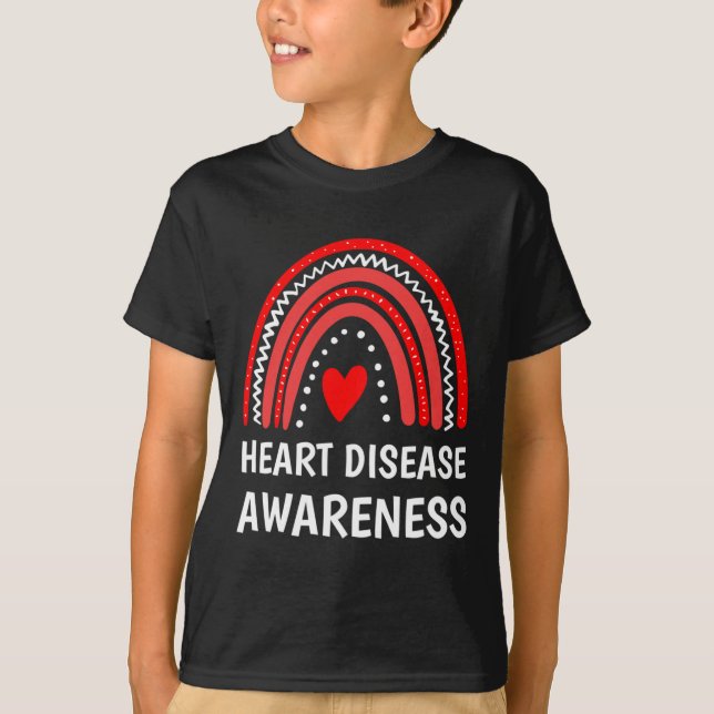 Heart Disease Awareness  T-Shirt (Vorderseite)