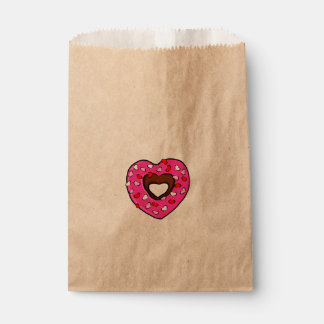 Heart Donut Pink Liebe Sprinkles Valentinstag Art Geschenktütchen