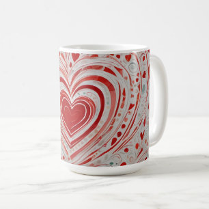 Heart Doodle Kaffeetasse