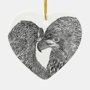 Heart Eagle Ornament E15 & E16 SWFL ZUHAUSE Milest