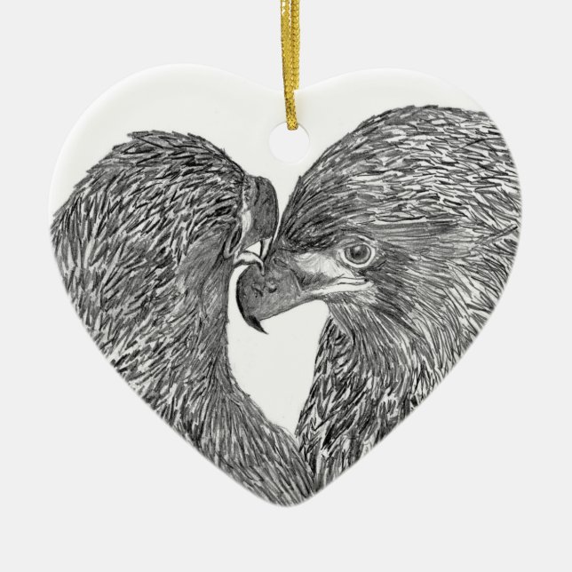Heart Eagle Ornament E15 & E16 SWFL ZUHAUSE Milest (Vorne)