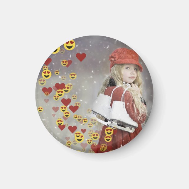 Heart Emoji Magnet (Vorne)