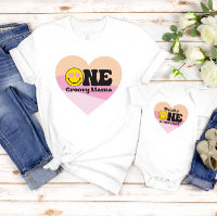 Heart Emoji Smile Face One Groovy Mama Shirt