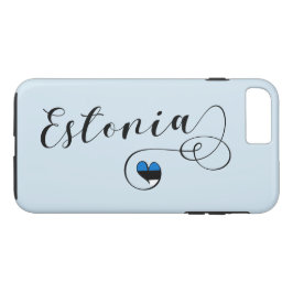 Heart Estonia Mobile Phone Case, Estnisch Case-Mate iPhone Hülle