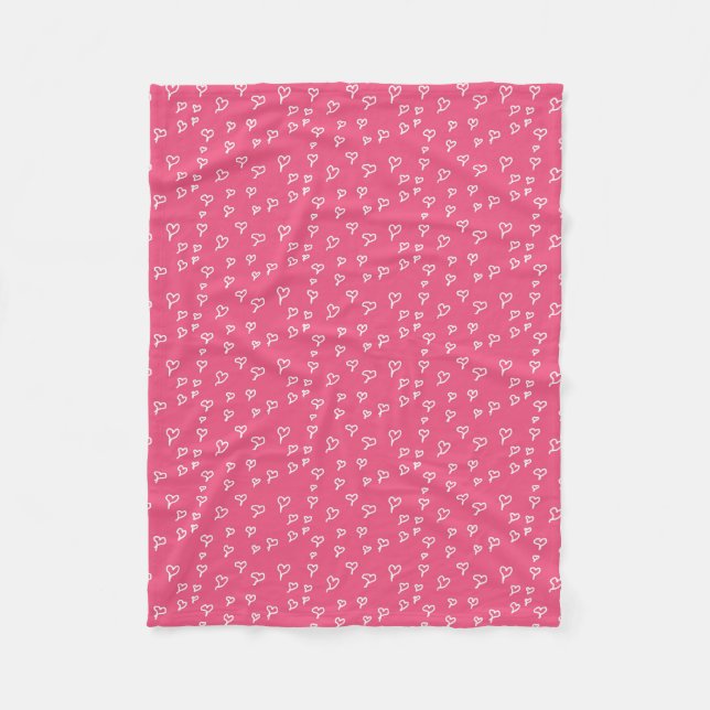 Heart Fleece Blanket (Vorderseite)