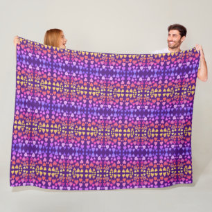 Heart Fleece Blanket