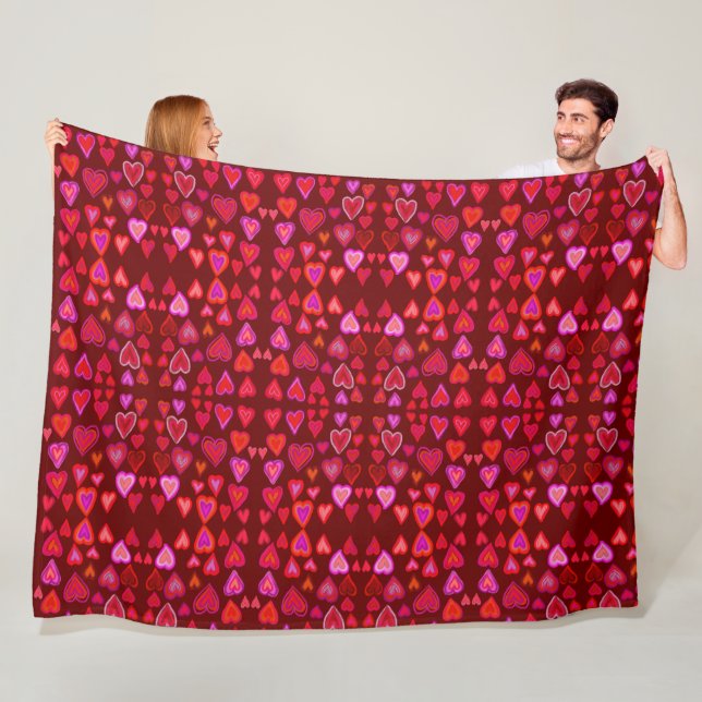 Heart Fleece Blanket (Beispiel)