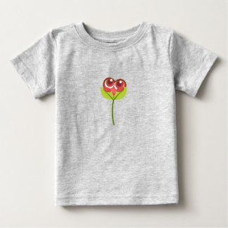heart flower baby t-shirt