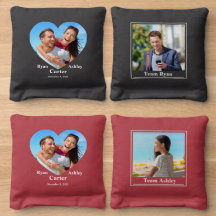 Heart Foto Hochzeitsmannschaften Braut & Bräutigam