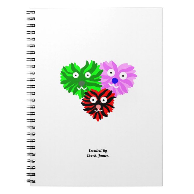 Heart Fuzzies Spiral Foto Notebook Notizblock (Vorderseite)