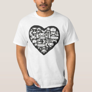 Heart Gamer Valentinstag Niedlich Video-Game-T - S T-Shirt