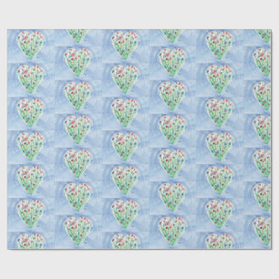 Heart Garden - Kids Art for CHOC Wrapping Paper Geschenkpapier