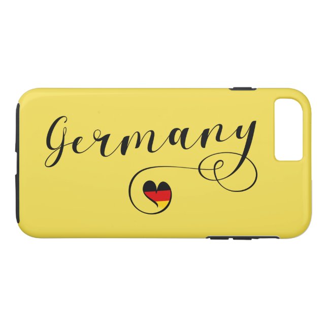 Heart Germany Handy Case, deutsch Case-Mate iPhone Hülle (Rückseite (Horizontal))