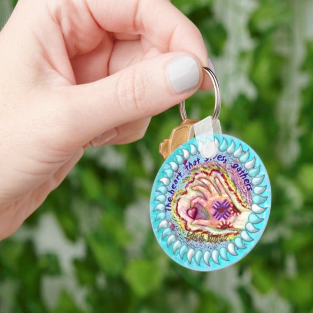 Heart gibt Gathers Christlichen Schlüsselanhänger (Von Creator hochgeladen)