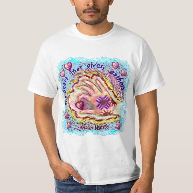 Heart gibt Gathers Christlichen T - Shirt (Vorderseite)