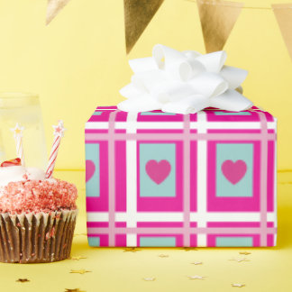 heart gift wrap for girls geschenkpapier
