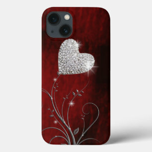 Heart Girly Lovely Red iPhone 13 Hülle