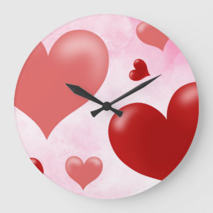 Heart große wanduhr