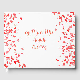 Heart Guest Book Gästebuch