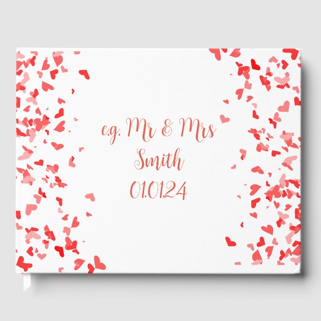 Heart Guest Book Gästebuch (Vorderseite)