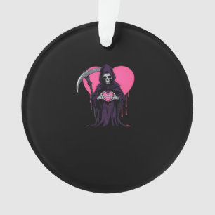 Heart Hands Sensenmann Classic Meme Ornament