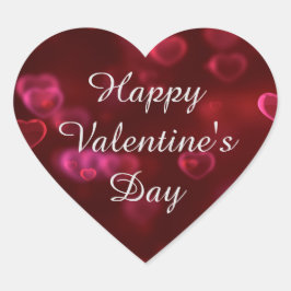 Heart Happy Valentine's Day Sticker