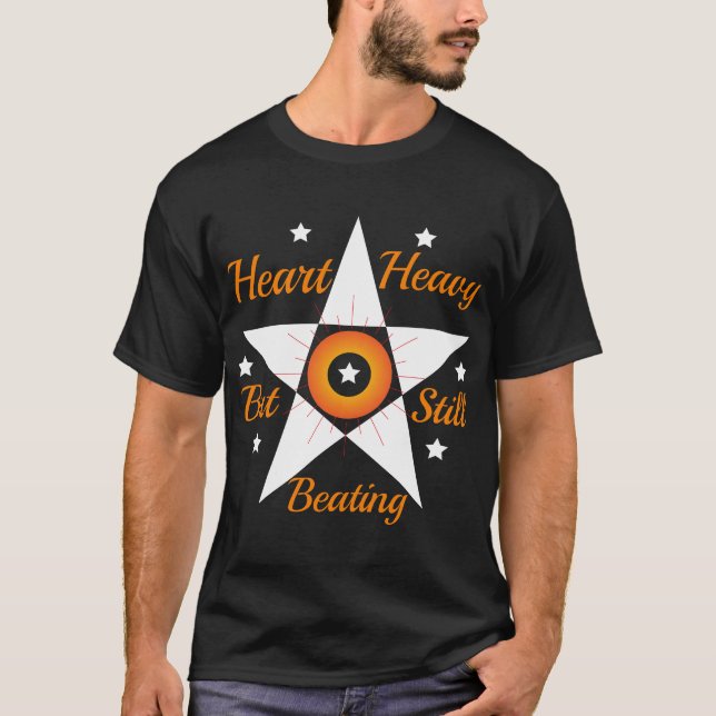 HEART HEAVY Basic Dark T-Shirt (Vorderseite)