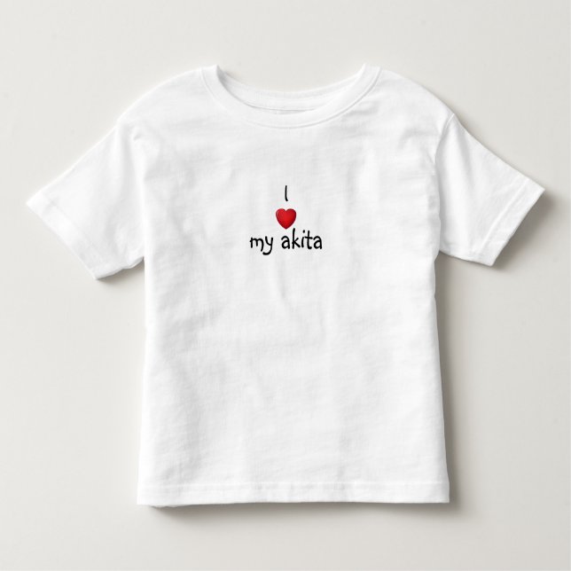 *heart* I mein Akita Kleinkind T-shirt (Vorderseite)