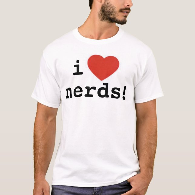 *heart* I Nerds! T-Shirt (Vorderseite)