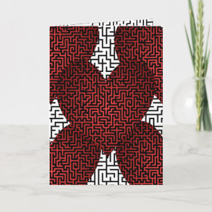 Heart is a Maze Valentine's Card Feiertagskarte