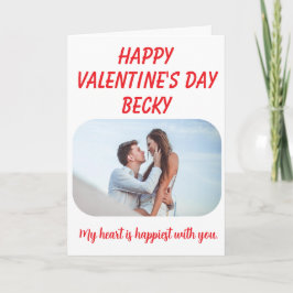 Heart is Happiest - Valentine's Day  Karte