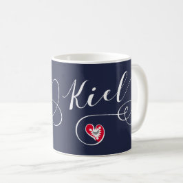Heart Kiel Tasse, Deutschland Kaffeetasse
