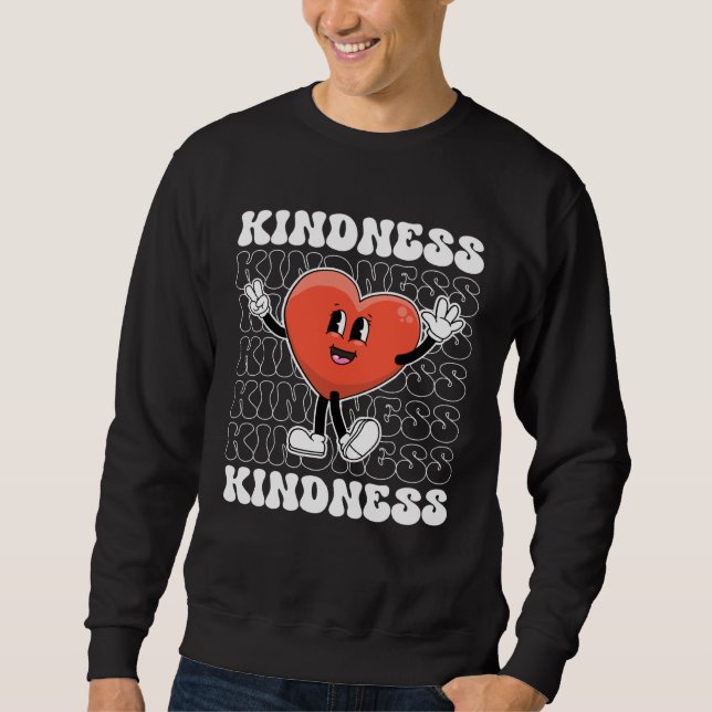 Heart Kindness Squad Be Kind Teacher Unity Day Ant Sweatshirt (Vorderseite)