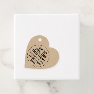 Heart Kraft Bevorzugen Tags 70% Rabatt auf Bulk Bu Geschenkanhänger