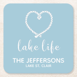 Heart Lake Life Custom Untersetzer