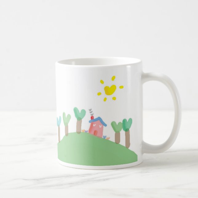 "Heart Land", Classic Coffee Tasse 11 oz (Rechts)