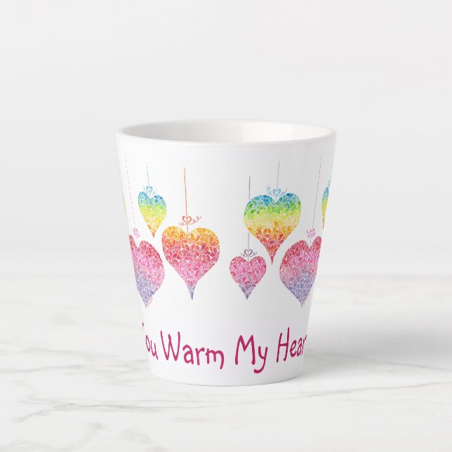 Heart Latte Tasse (Vorderseite)