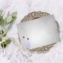 Heart Leaf Lavender Tree Vintag Bird Wedding