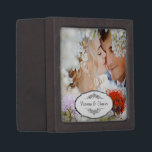 Heart Leaf Lavender Tree Vintag Bird Wedding Kiste<br><div class="desc">Vintager Bird Wedding Keepake Trinket Box</div>