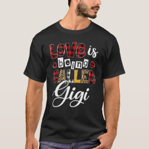 Heart Leopard Liebe heißt Gigi Happy Moth T-Shirt