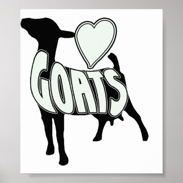 HEART LIEBE GOATS LOGO ICON POSTER (Vorne)