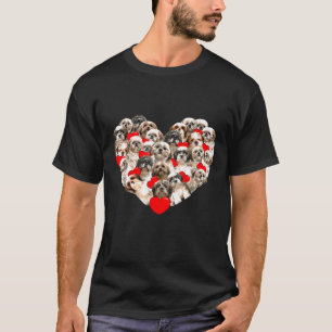 Heart Liebe Shih Tzu Valentinstag T-Shirt