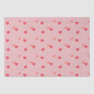 Heart Lollipop Valentine Liebe Tissue Paper Seidenpapier