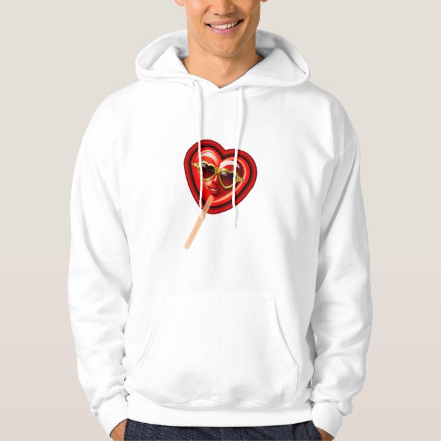 Heart Lolly Hoodie (Vorderseite)