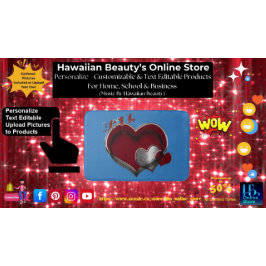 Heart Magic Blue Large Bath Mat Badematte